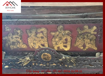 Hoành phi câu đối Nền Son (đỏ)